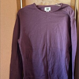 FINAL MARKDOWN Junction west plum Long Sleeve Top xl